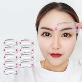 Thrush Card Threading Word Eyebrow Makeup Tools Threading Artifact Thrush Aid Card Eyebrows Mold