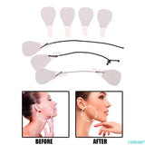 60PCS/Set Instant Face Lift Tape Neck Eye Lift V Line Shape Tape Makeup Invisible V-Line Face Shape Face Skin Chin Face Stickers