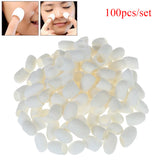 100Pcs/set Organic Natural Silk Cocoons Silkworm Balls Face Skin Care Scrub Purifying Acne Anti Aging Whitening Hot Sale