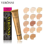 VERONNI Brand Maquiagem Liquid Concealer 30g Flawless Waterproof Body Tattoo Makeup Cover Foundation Face Cosmetics Make Up Base