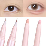 Double Ended Lying Silkworm Pencil Highlighter Makeup Pen Nude Liquid Contour Liner Eye Brightener Make Up Stick Mulitfuntional