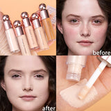 Matte Smooth Liquid Concealer Blush Cream Long Lasting Waterproof Foundation Moisturizing Makeup Base Full Coverage Face Make Up