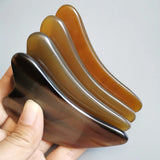 Natural Buffalo Horn Scraping Board Handmade Gua Sha Massage Tool for Face Eye Body Detoxification SPA Beauty And Skin Care Tool