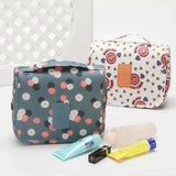 Nylon Hook Cosmetic Bag Women Makeup Bag High Capacity Toiletries Storage Pouch Travel Make Up Organizer Waterproof Beauty Bags