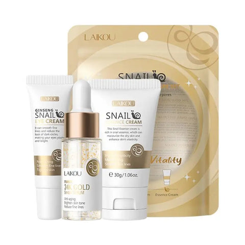 Snail Anti-aging Skincare Set.