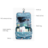 Nylon Hook Cosmetic Bag Women Makeup Bag High Capacity Toiletries Storage Pouch Travel Make Up Organizer Waterproof Beauty Bags