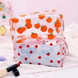 Cartoon Transparent PVC Wash Bags Girls Women Travel Organizer Clear Makeup Bag Beauty Cosmetic Bag Toiletry Bag Make Up Pouch