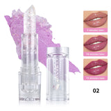 3-color Temperature-changing Lipstick Sequins Anti-chapping Long-lasting Moisturizing